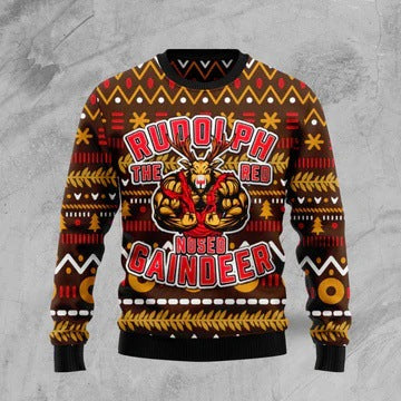 Sports-style Relaxed-fit Long-sleeve Crewneck Hoodie Christmas Hot-selling Cross-border Trendy 3D Digital Print