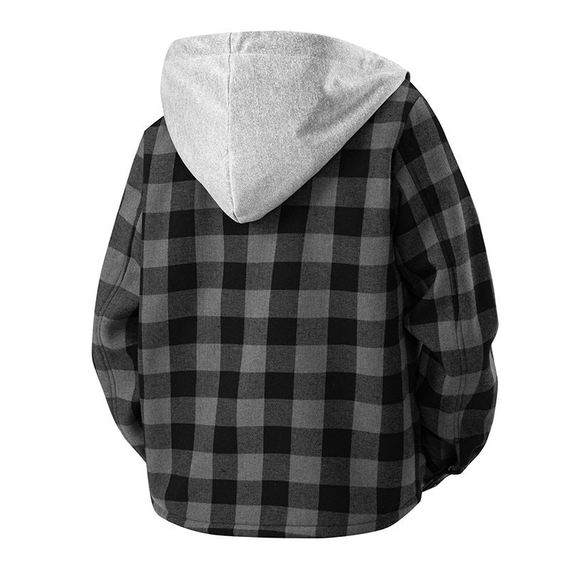 Corduroy Cardigan Coat Men's Hoodie Warm And Protective
