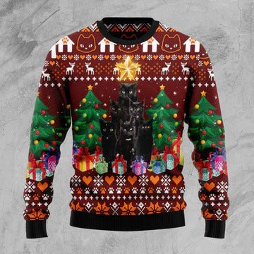 Sports-style Relaxed-fit Long-sleeve Crewneck Hoodie Christmas Hot-selling Cross-border Trendy 3D Digital Print