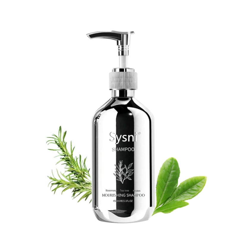 Sysni Organic Rosemary Shampoo And Tea Tree Special Shampoo, Keratin NourIshing Shampoo ,Promote Hair Growth, Strengthening Shampoo, Prevent Hair Loss Cleansing Shampoo,Deep Cleans, Refreshes Scalp, F