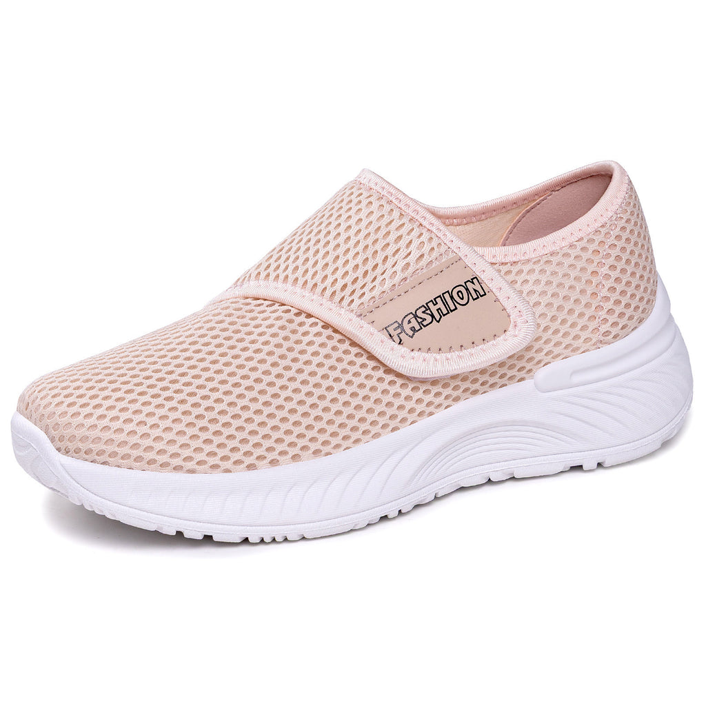 Casual Versatile Velcro Fastened Soft Soled Walking Shoes That Wont Tire Your Feet