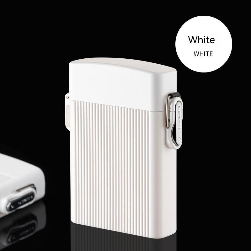 Outdoor Supplies Sealed Waterproof Anti-pressure Cigarette Box 16 PCs Portable Cigarette Box Electronic Cigarette Lighter