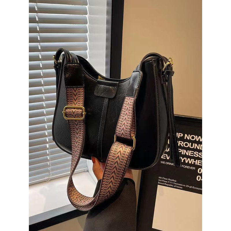 Women's New Fashionable High-End Stylish Retro Crossbody Bag