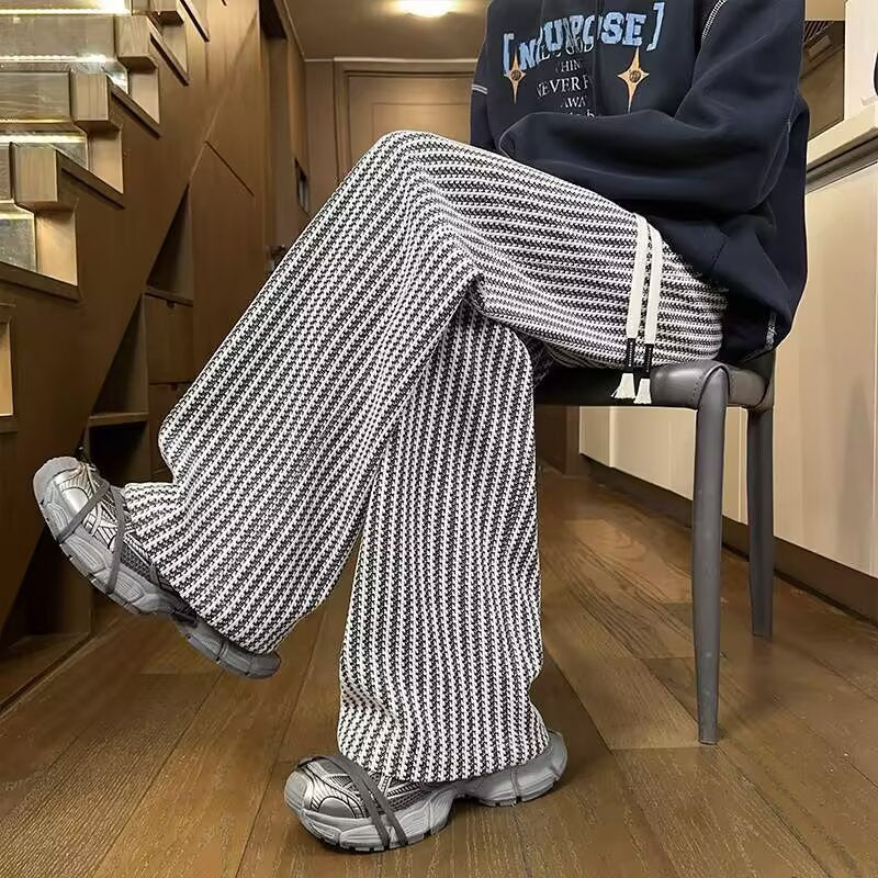 Loose Straight-leg Pants Men's Wide-leg