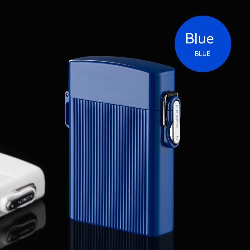 Outdoor Supplies Sealed Waterproof Anti-pressure Cigarette Box 16 PCs Portable Cigarette Box Electronic Cigarette Lighter