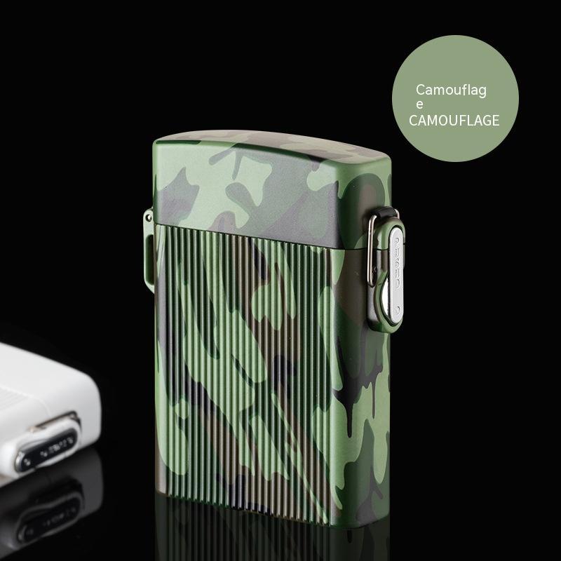 Outdoor Supplies Sealed Waterproof Anti-pressure Cigarette Box 16 PCs Portable Cigarette Box Electronic Cigarette Lighter