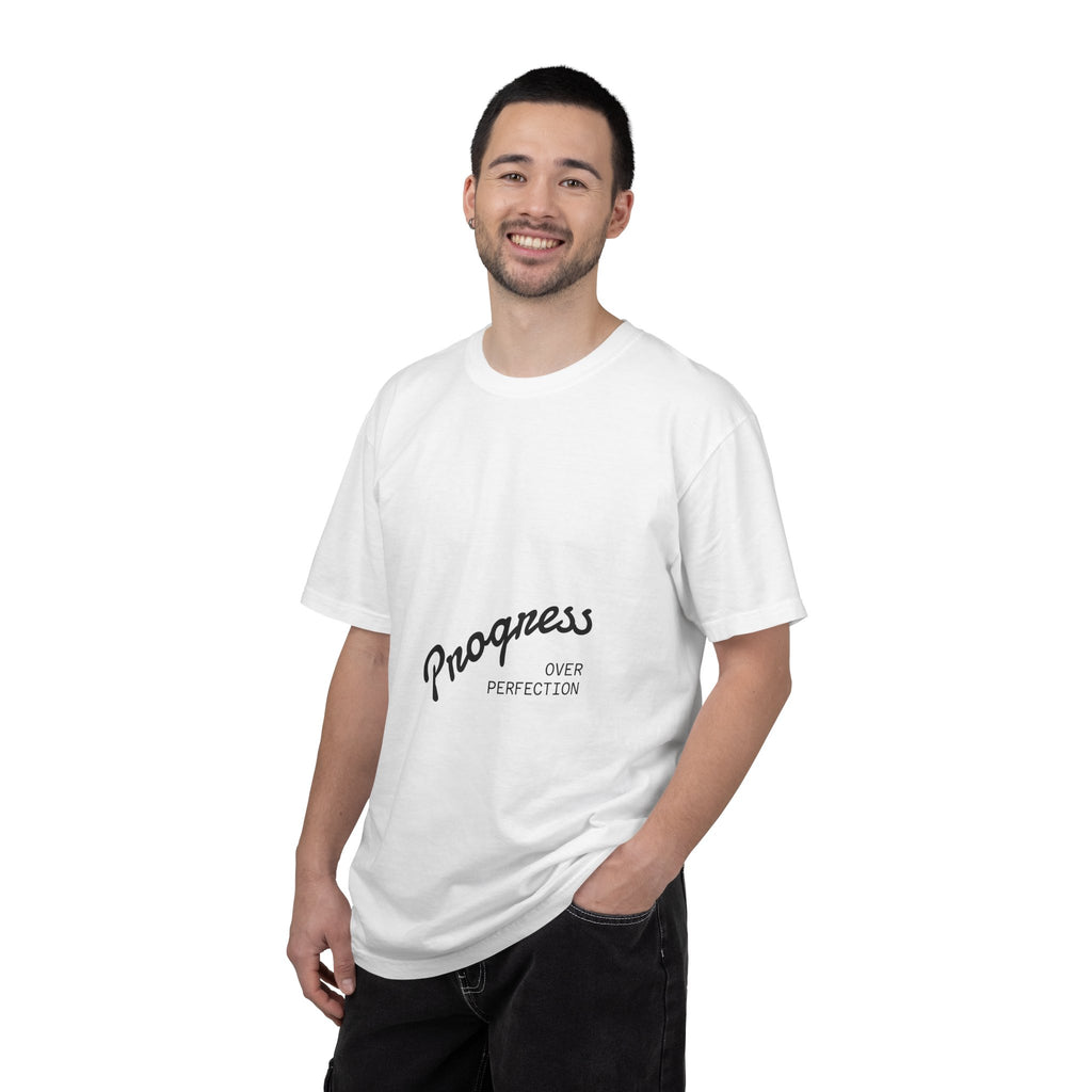Progress Over Perfection T-shirt | Motivational Script Tee