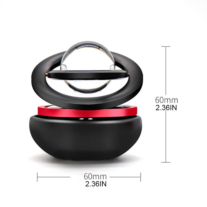 Solar Interstellar Double-ring Rotating Suspended Aromatherapy Air Conditioning Outlet Perfume Essential Oil Diffuser