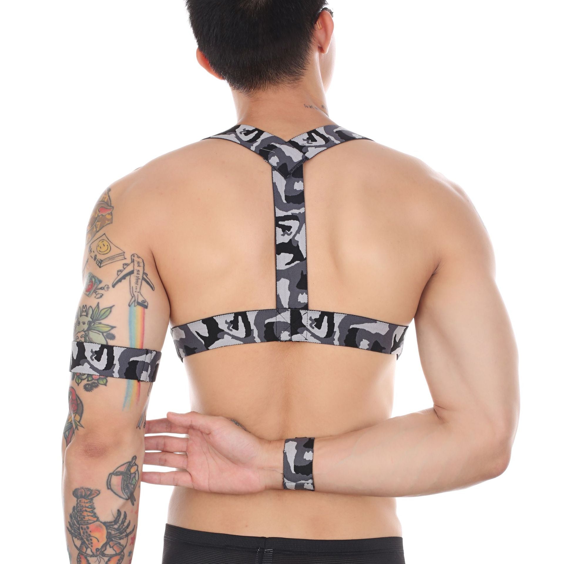 Men's Chest And Shoulder Straps Tight-fitting Camouflage Restraints