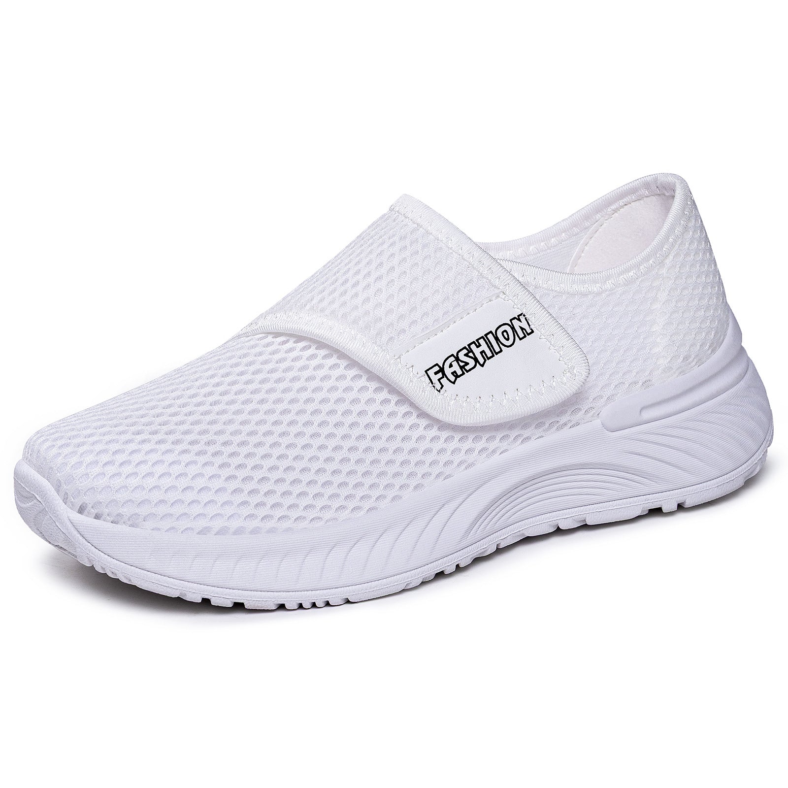 Casual Versatile Velcro Fastened Soft Soled Walking Shoes That Wont Tire Your Feet