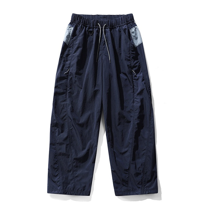 Fleece-Lined Quick-Dry Paratrooper Cargo Pants Water-Repellent Outdoor Joggers