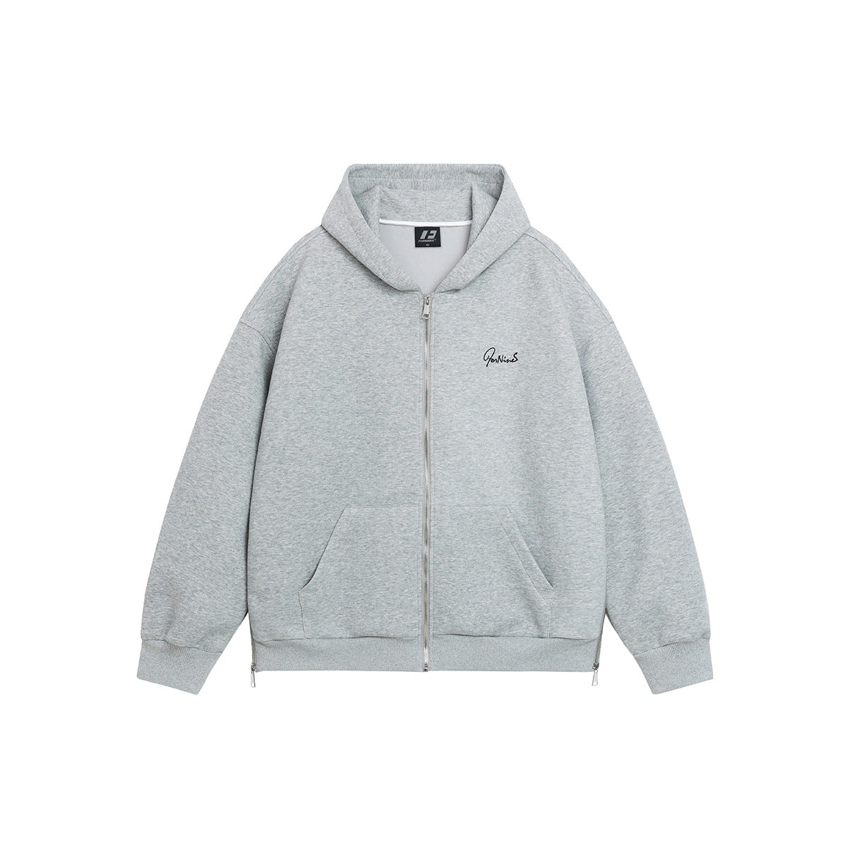 Zip-up High-street Hoodie Trendy Unisex Brand Hooded Cardigan Couples Wear