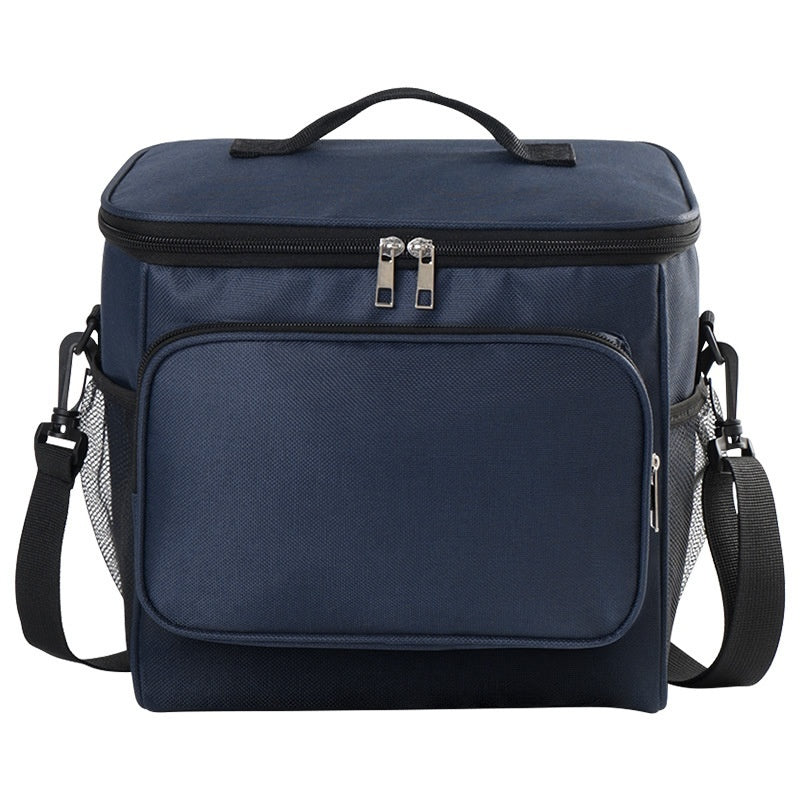 Square Insulated Lunch Bag With Aluminum Foil Lining For Extra Warmth And Durability Portable Lunch Tote