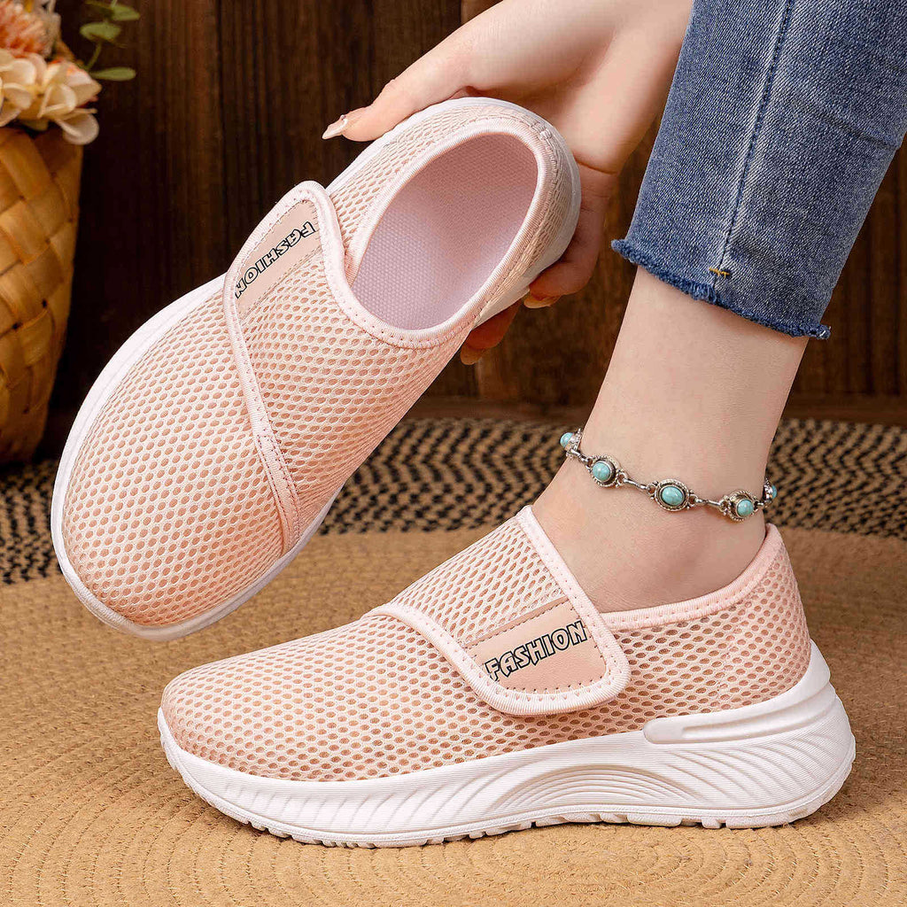 Casual Versatile Velcro Fastened Soft Soled Walking Shoes That Wont Tire Your Feet