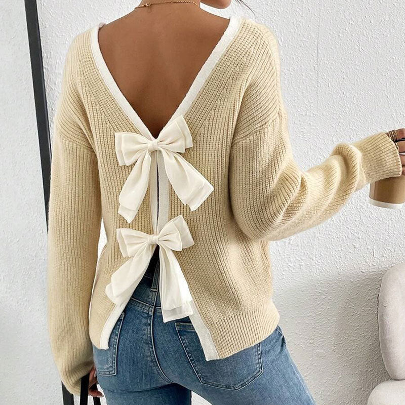 Women's Trendy Round Neck Two-Piece Illusionknit T-Shirt Full Sleeve Base Layer Top Crew Neck Design