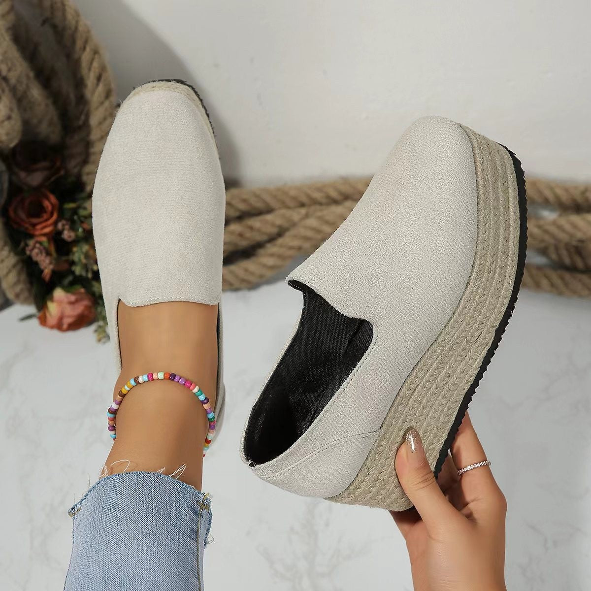 Lazy Straw Women's Wedge Shoes