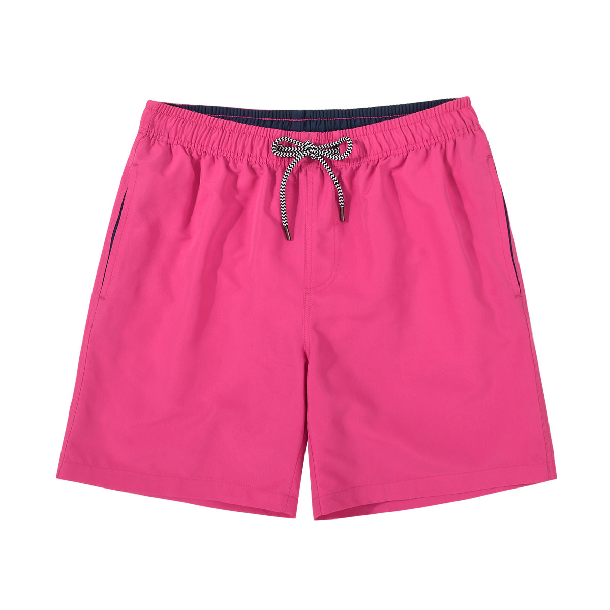 Solid Color Lined Men Swim Trunkscomfortable No Awkward Bulges Relaxed Fit And Quick Drying