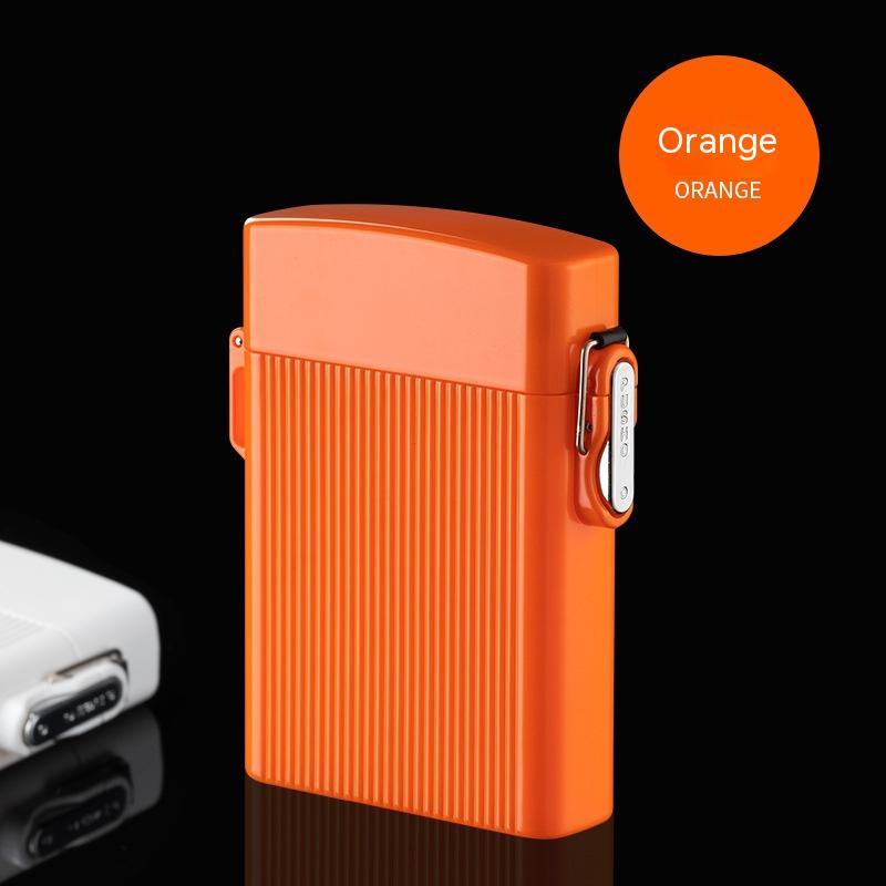 Outdoor Supplies Sealed Waterproof Anti-pressure Cigarette Box 16 PCs Portable Cigarette Box Electronic Cigarette Lighter