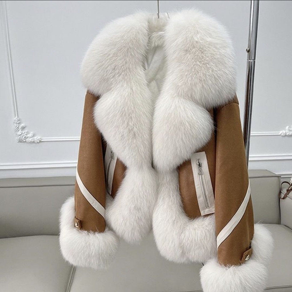 Women's Short Autumn And Winter Cotton Thick Fashion Fur Coat