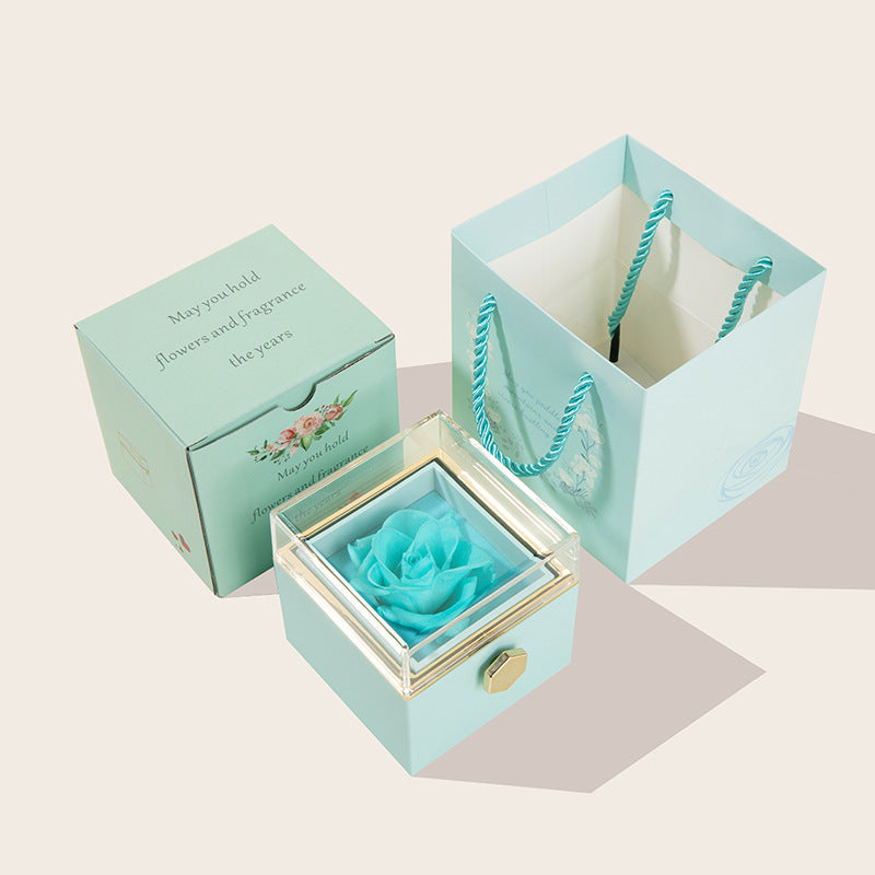 Creative Rotational Valentine's Day Jewelry Box