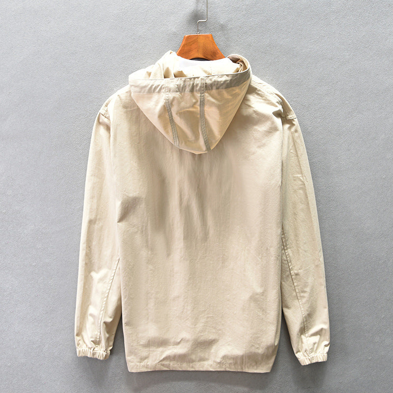Men's Hooded Casual Shirt Jacket