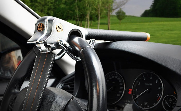 Car lock steering wheel lock anti-theft lock alarm air bag lock