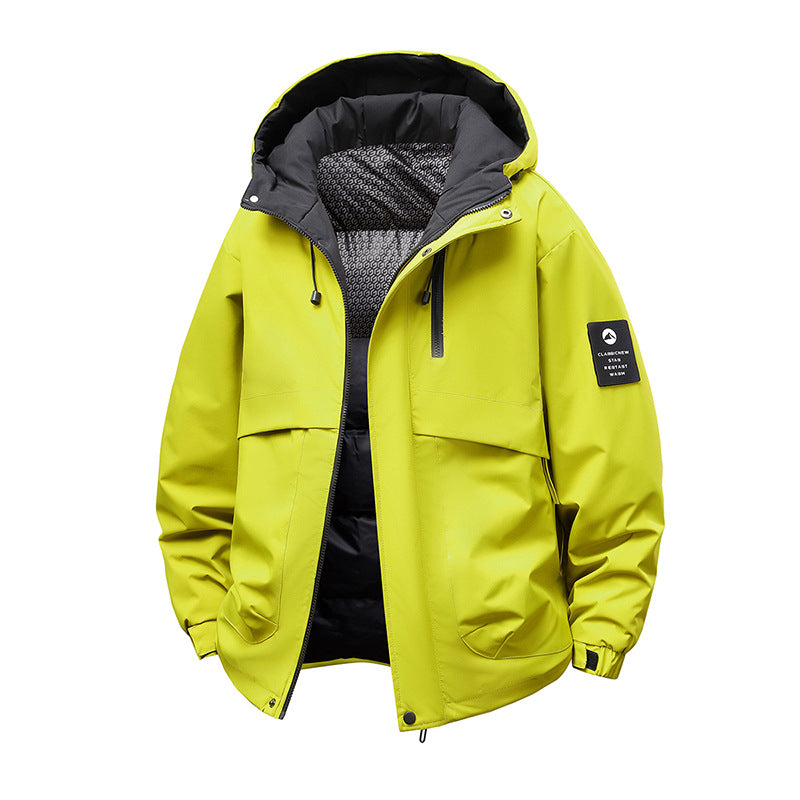 Men's Lined And Padded Workwear Cotton Jacket