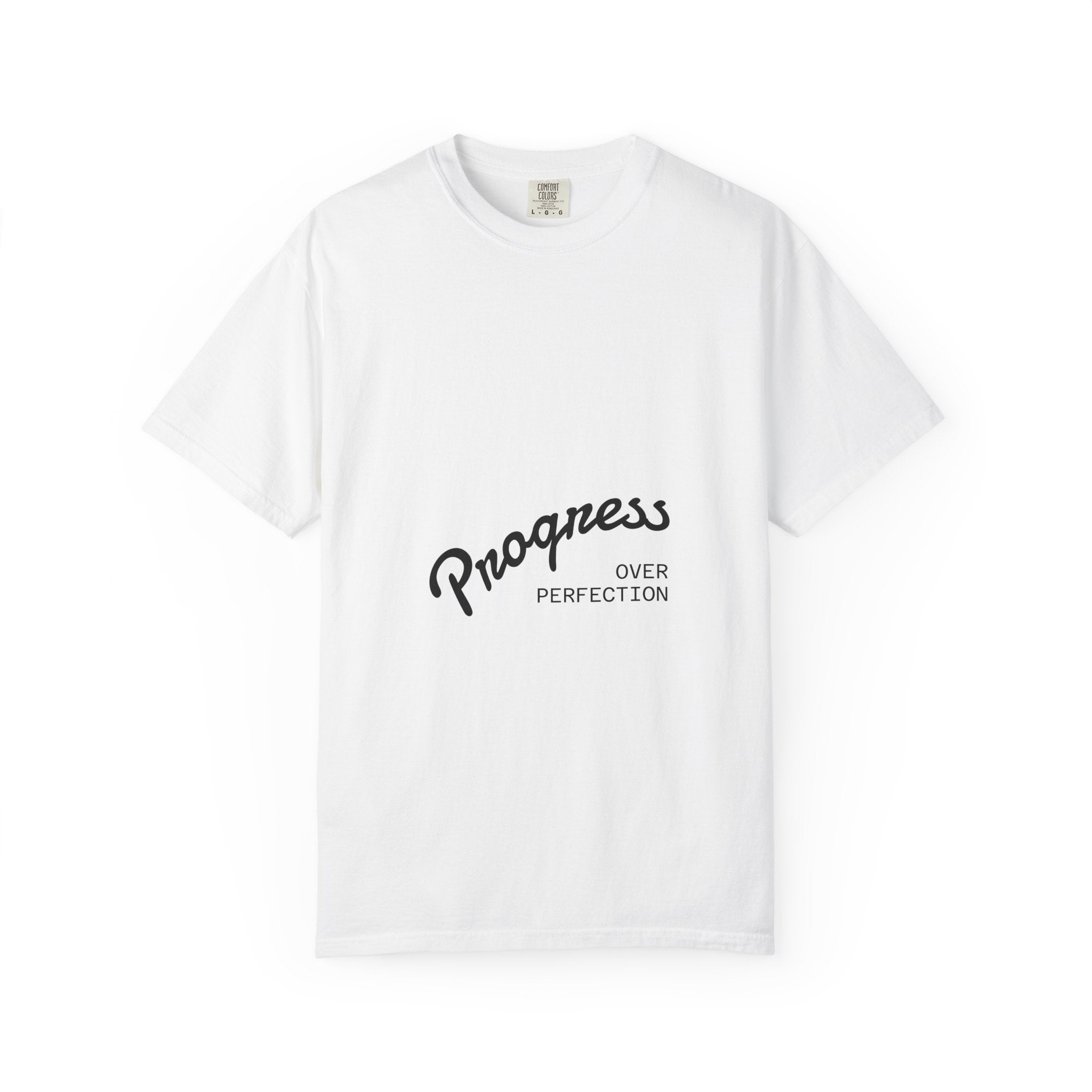 Copy of Progress Over Perfection T-shirt | Motivational Script Tee