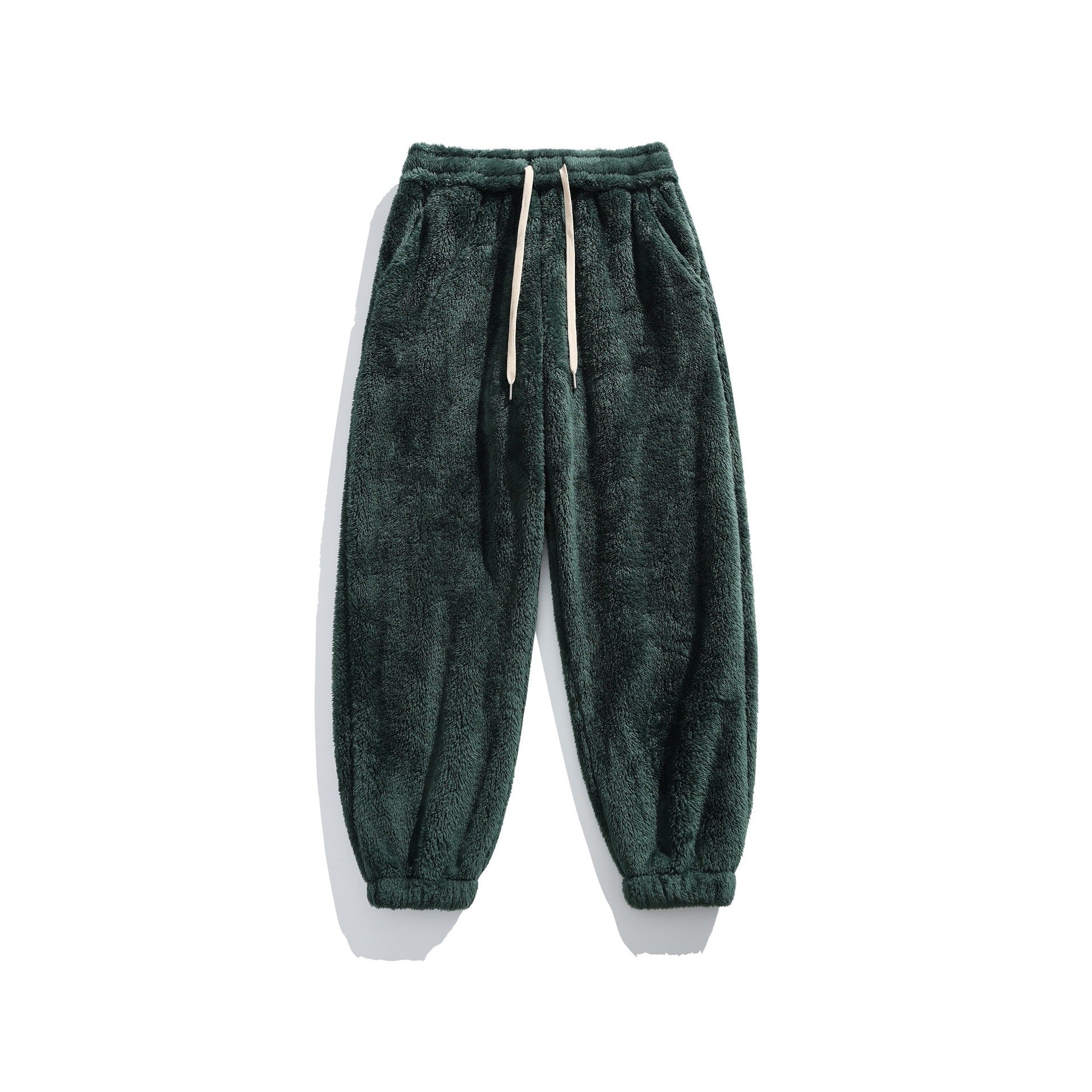 Thickened Hooded Sweatshirt Jacket And Cozy Casual Plush Pants Set