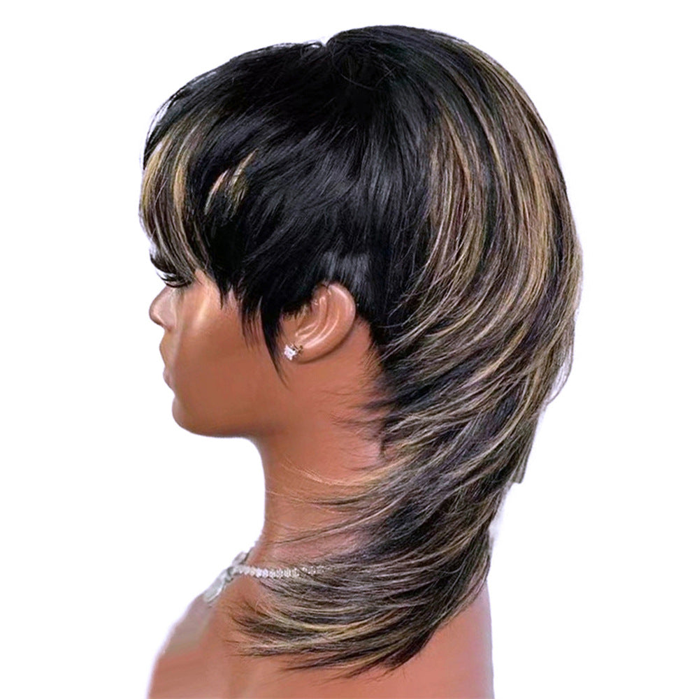 Dovetail Wolf Tail Human Hair Wig