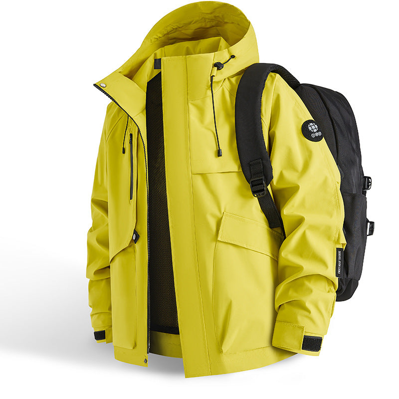 Outdoor Waterproof And Windproof Shell Jacket For Couples