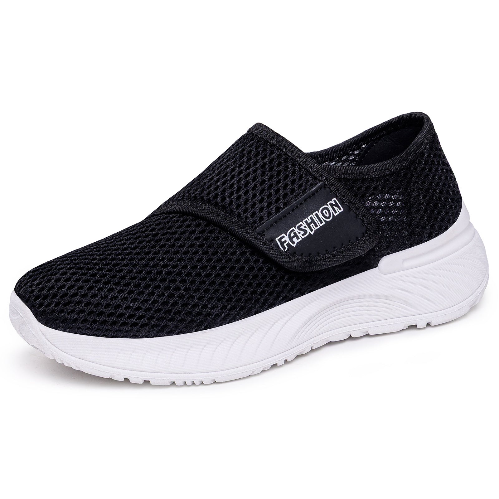 Casual Versatile Velcro Fastened Soft Soled Walking Shoes That Wont Tire Your Feet