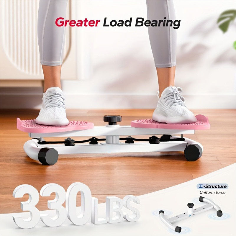 Waist Twist Exercise Machine, A Machine Designed For Weight Loss And Core Abdominal Exercises, With Foot Massage And Weight Loss Capabilities. It Is A Noise Free Home Gym Exercise Equipment For Both M