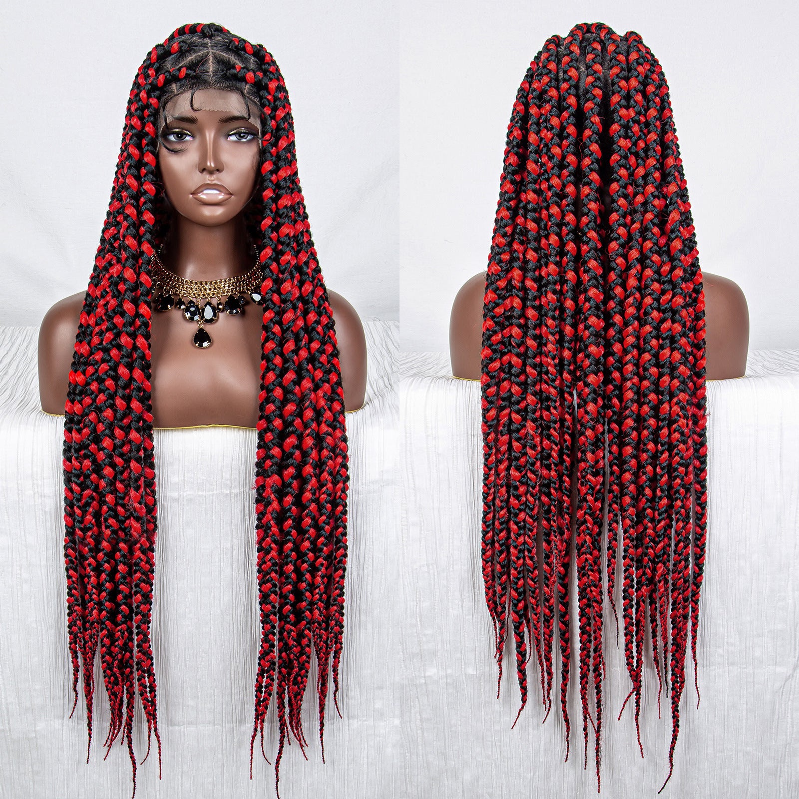 Full Lace Braid Headgear All Hand Weaving