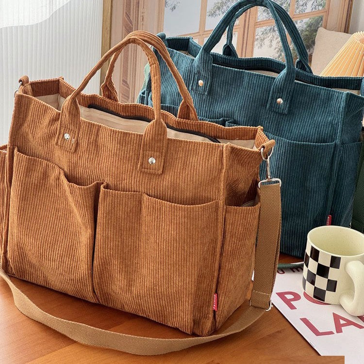 Large-Capacity Minimalist Tote Bag For Commuting Artistic Style For Women