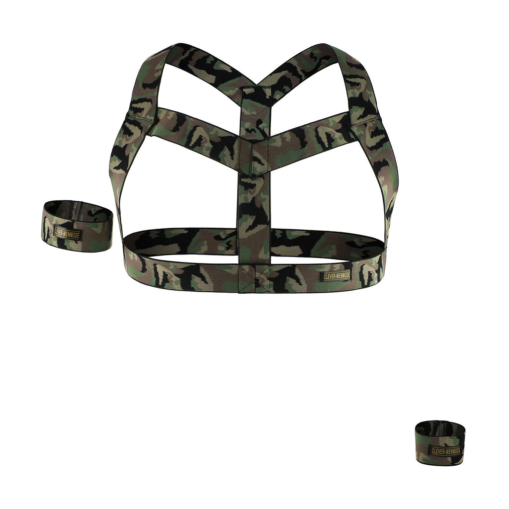 Men's Chest And Shoulder Straps Tight-fitting Camouflage Restraints