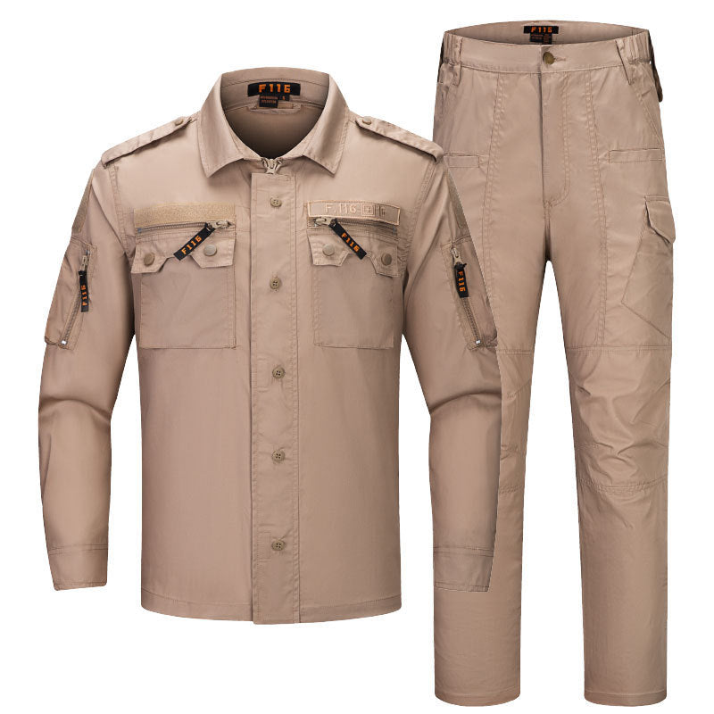Men's Quick-Drying Breathable And Wear-Resistant Outdoor Colorful Long-Sleeve Suit