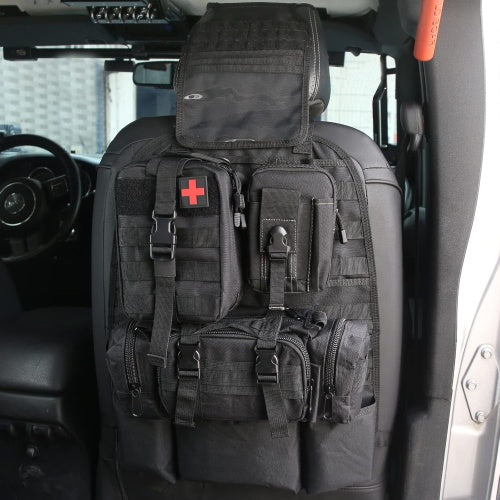 2 Set-Storage Bag, Back Seat Organizer With 3 Detachable Pouches, Tool Room, Warehouse, Outdoor Activity Use