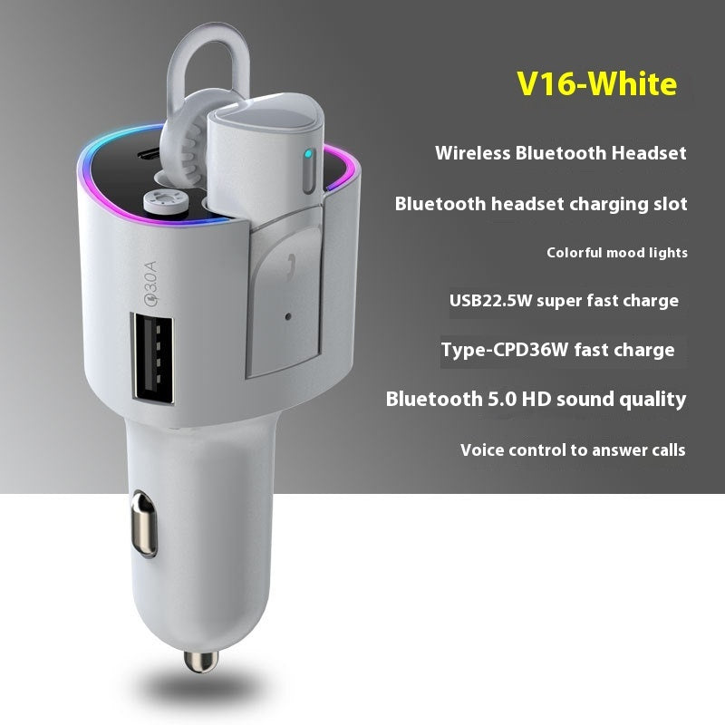 Multifunctional Wireless Two-in-one Car Charger
