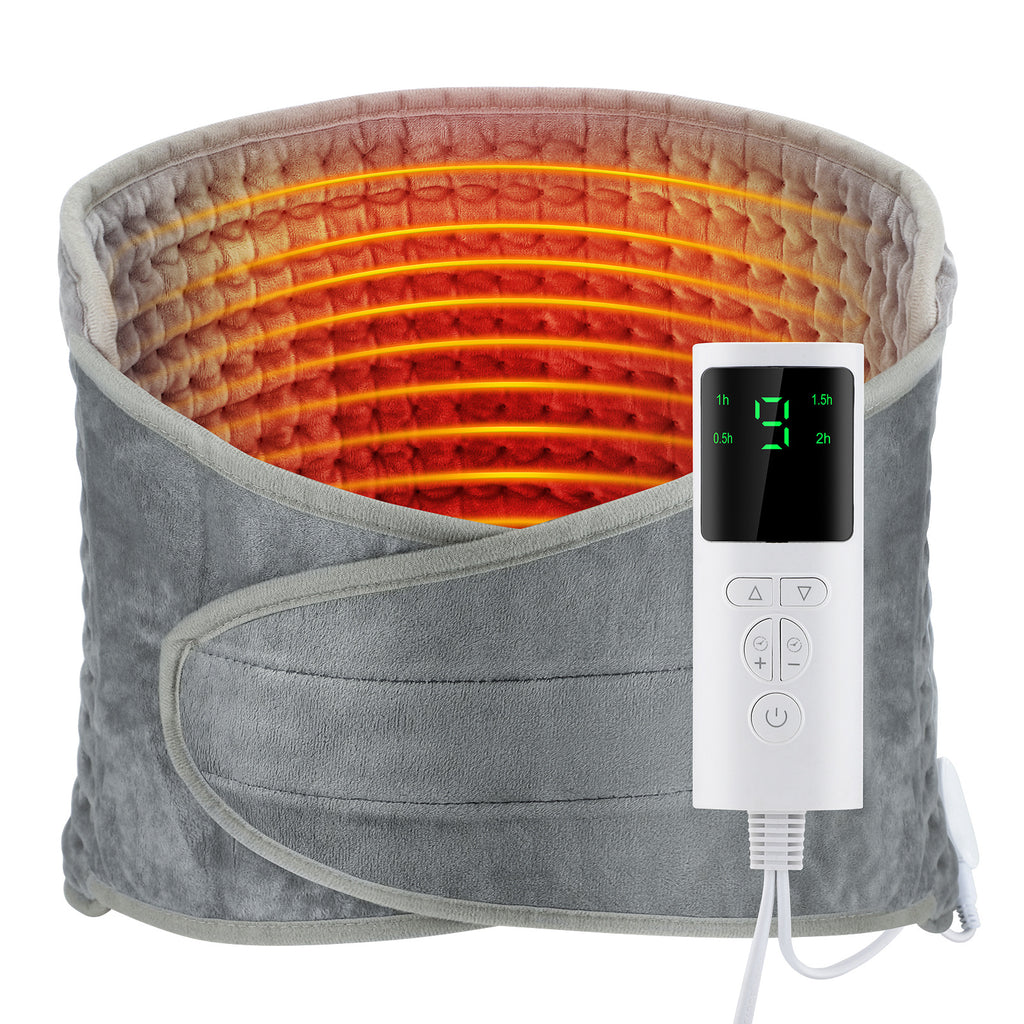 Back Heating Support Belt Heated Waist Brace With Adjustable Temperature Warm Back Belt Abdomen Warmer Lumbar Support Pad