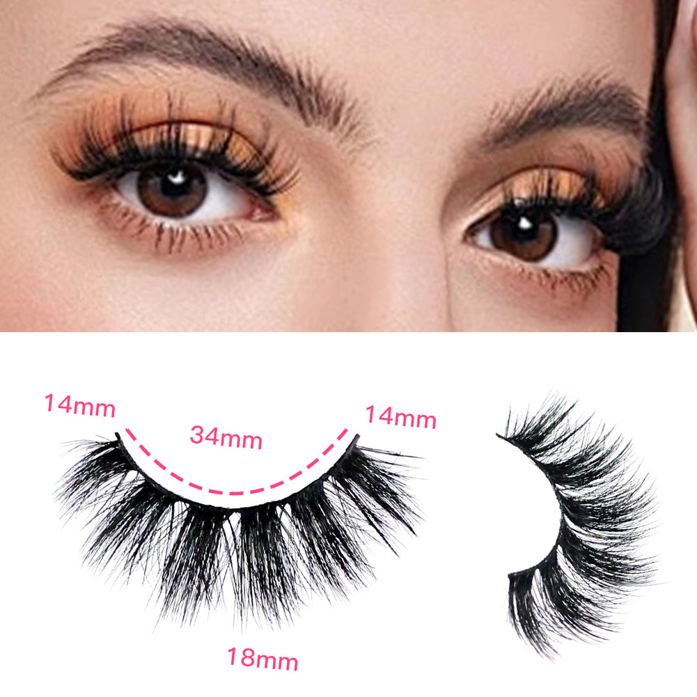 3D Multi-Layered Soft Volume Eyelash Set