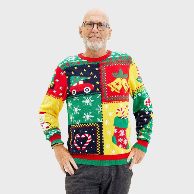 Christmas Crew Neck Digital Print Long Sleeve Hoodie Unisex
