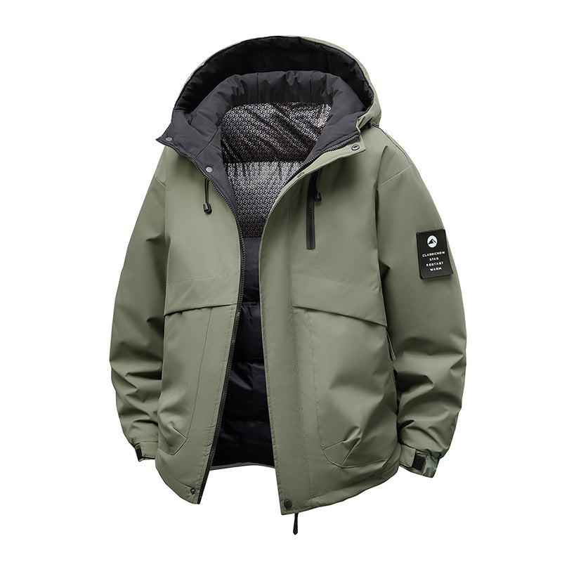 Men's Lined And Padded Workwear Cotton Jacket