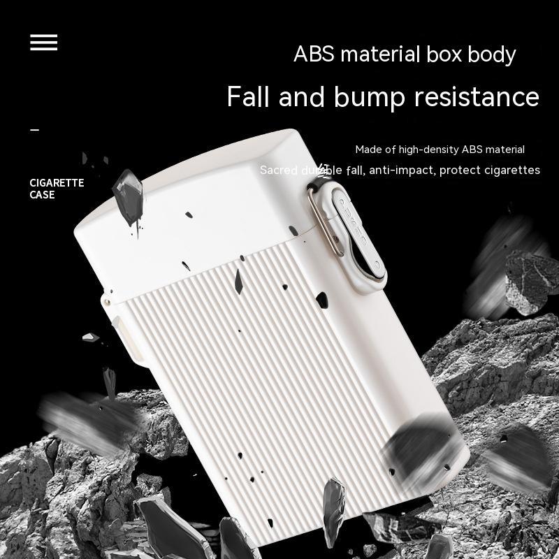 Outdoor Supplies Sealed Waterproof Anti-pressure Cigarette Box 16 PCs Portable Cigarette Box Electronic Cigarette Lighter