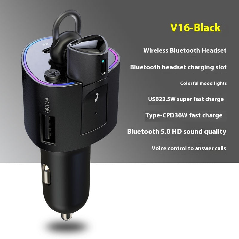 Multifunctional Wireless Two-in-one Car Charger