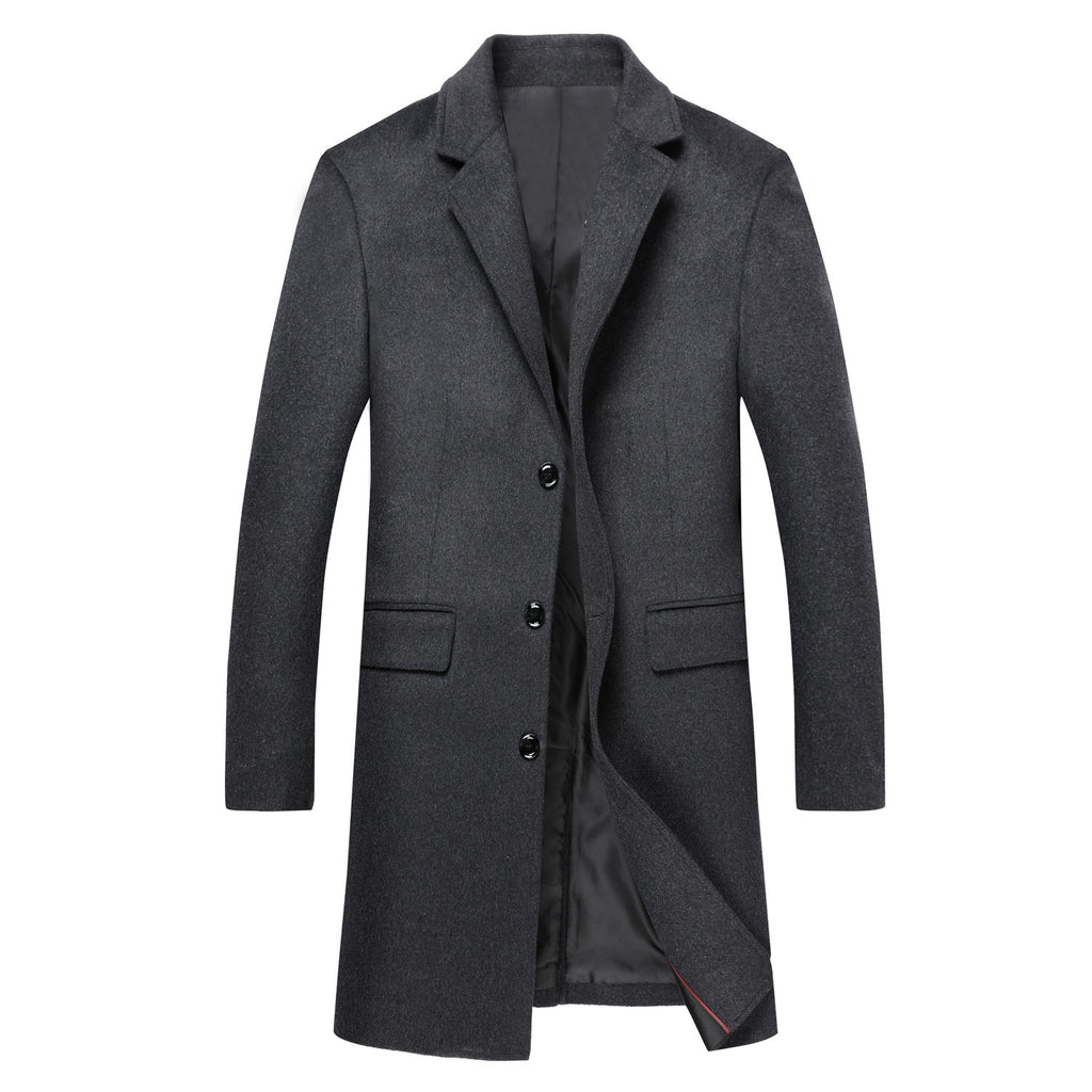New-style Casual Overcoat For Middle-aged Men