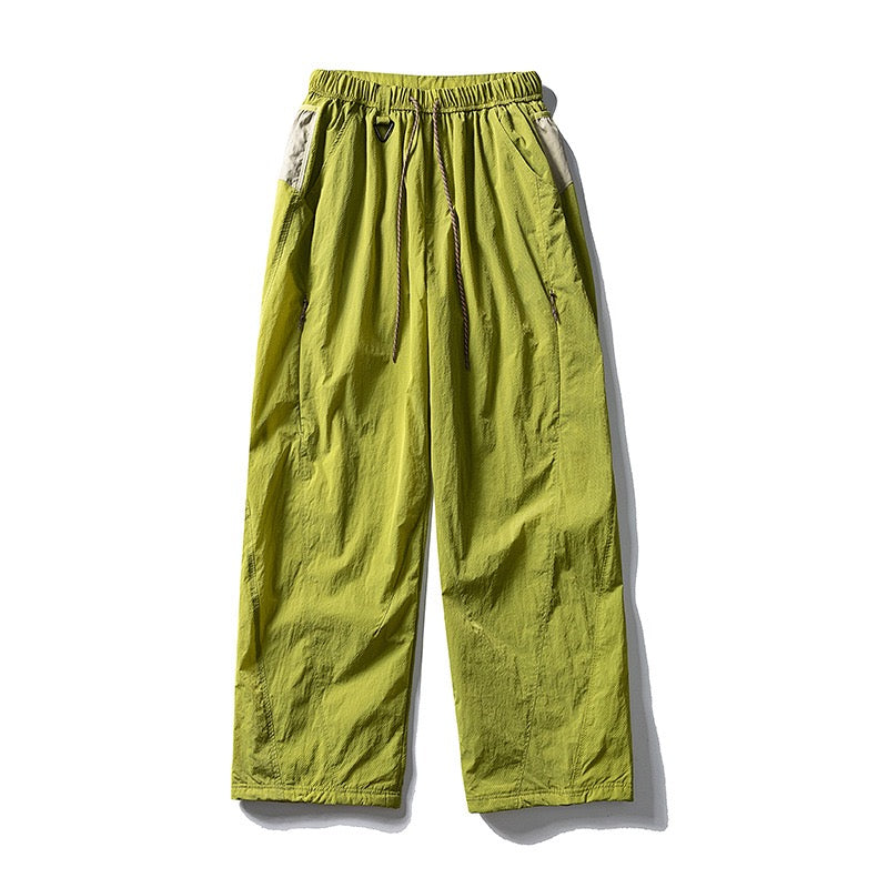 Fleece-Lined Quick-Dry Paratrooper Cargo Pants Water-Repellent Outdoor Joggers
