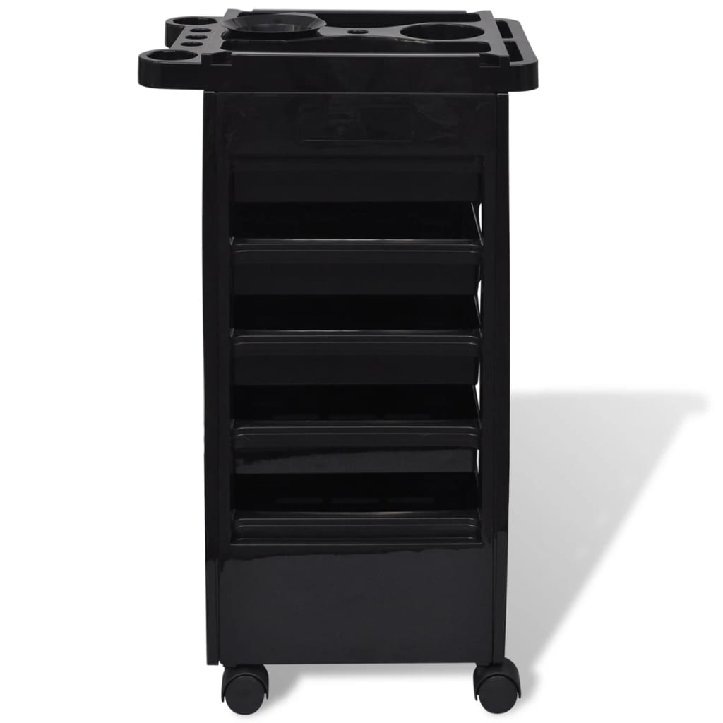 Hairdressing Trolley, Plastic with Wheels
