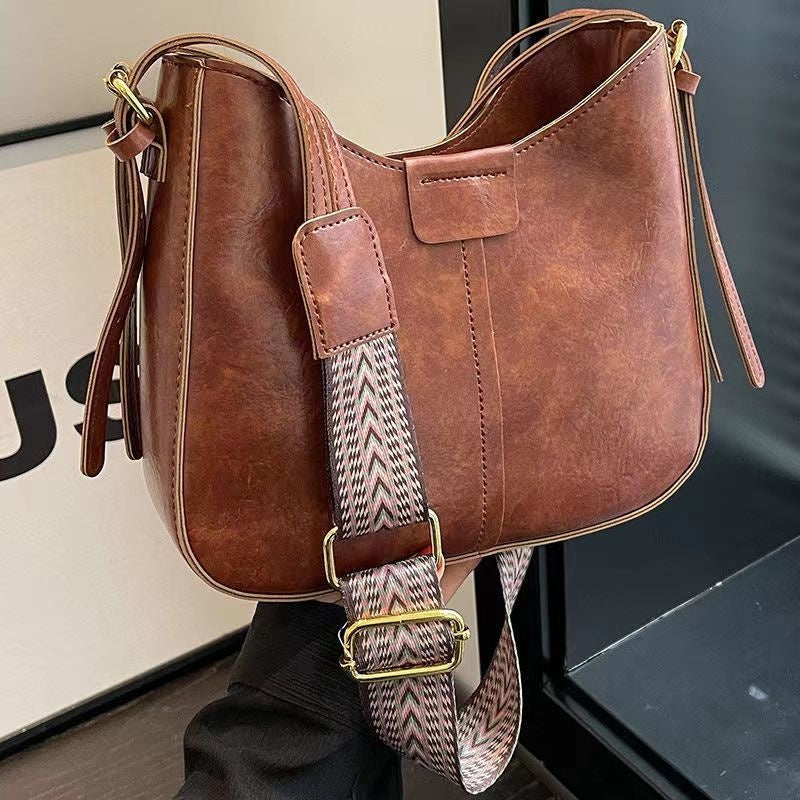 Women's New Fashionable High-End Stylish Retro Crossbody Bag