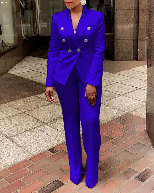 New High Waist Solid Color Suit